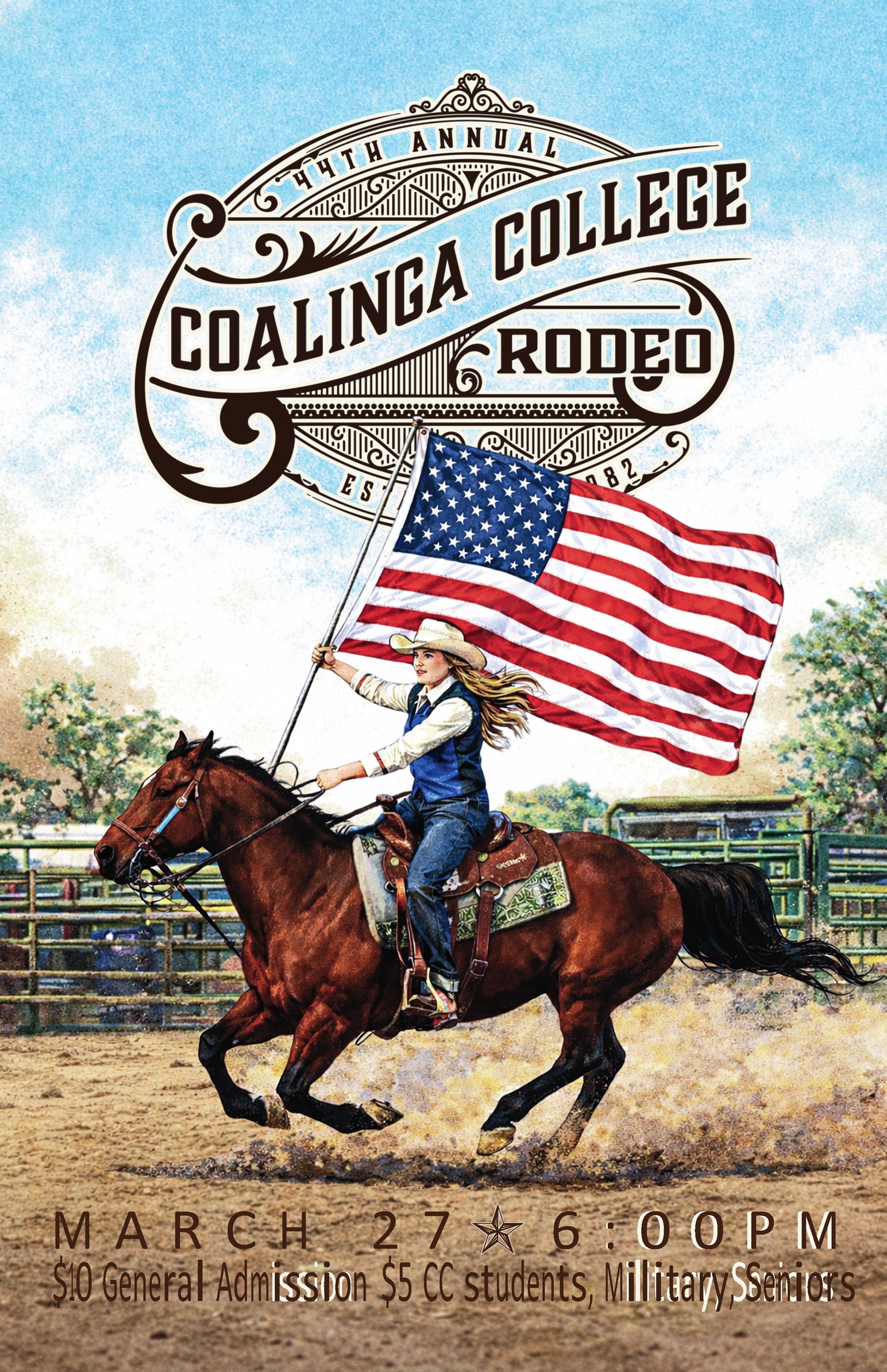 Coalinga College to host 44th annual rodeo March 27